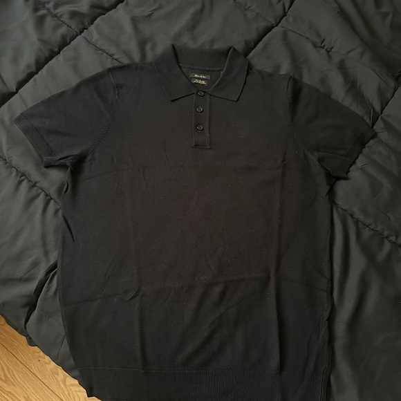 Men's Black Polo Shirt - Picture 1 of 2